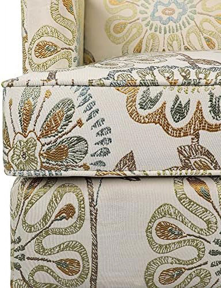 Modern Accent Chair with Wood Legs and Thick Cushion I586922