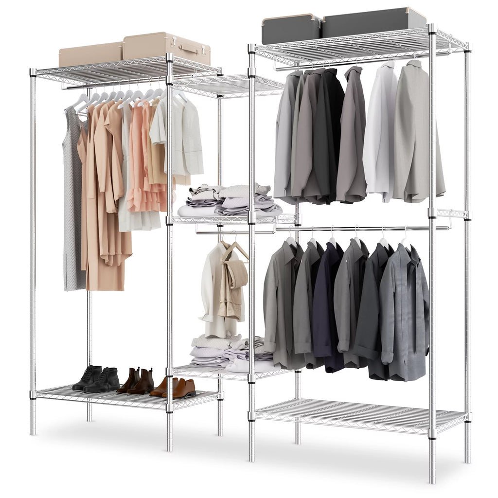 Carbon Steel Heavy Duty Garment Rack S328