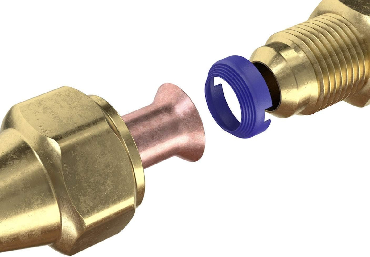 SAE Flare Seal Fitting, 1/2, 10 Pack H7877