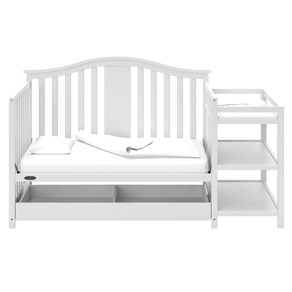 4-in-1 Convertible Crib and Changer with Drawer X5024