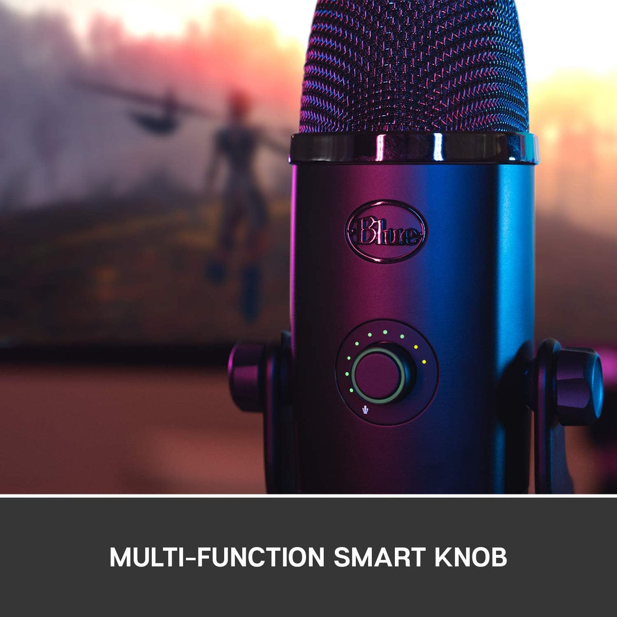 Condenser USB Microphone with LED Lighting V197