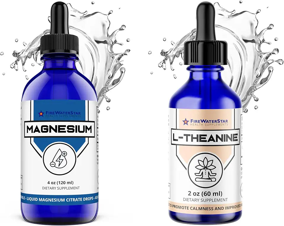 Liquid Magnesium and L-Theanine Liquid Drops Q72647