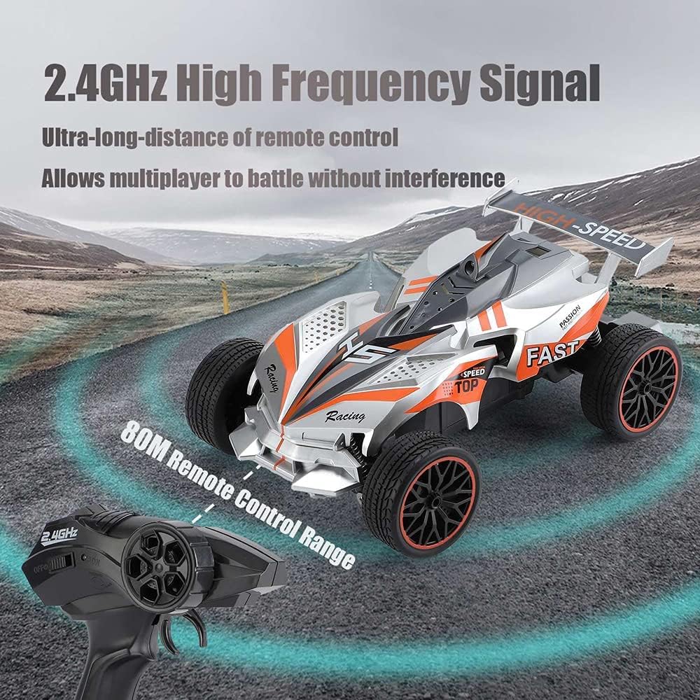 Remote Control Car with Colorful Led Lights and Rechargeable Battery R6453
