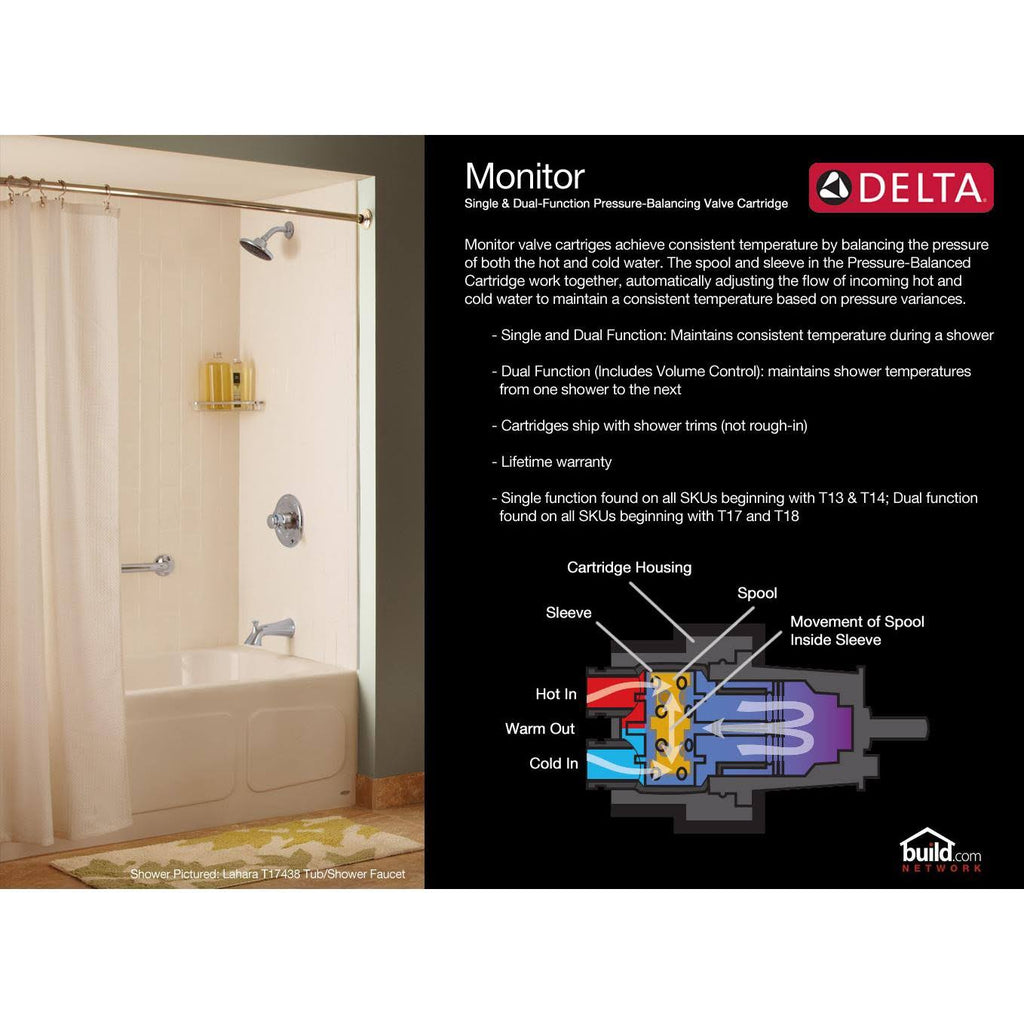 Chrome Tub and Shower Trim C620458