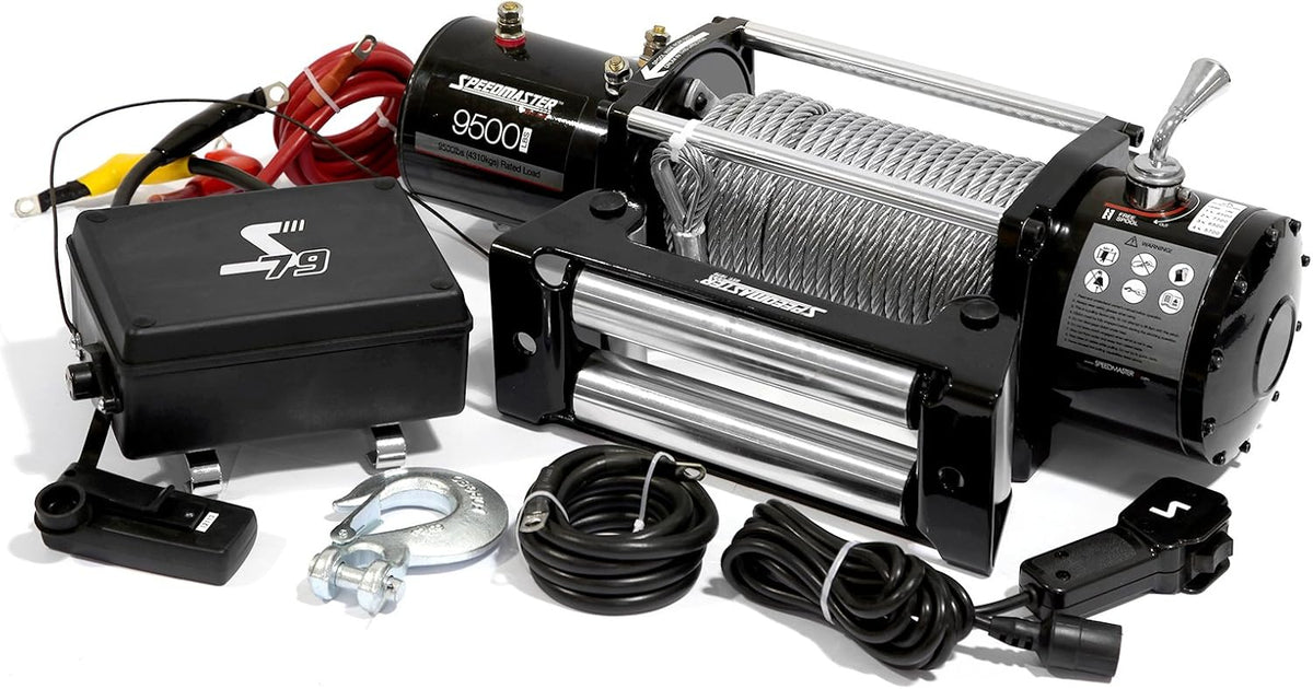 9500lbs 12V Electric Winch Kit with Wireless Remote T97881