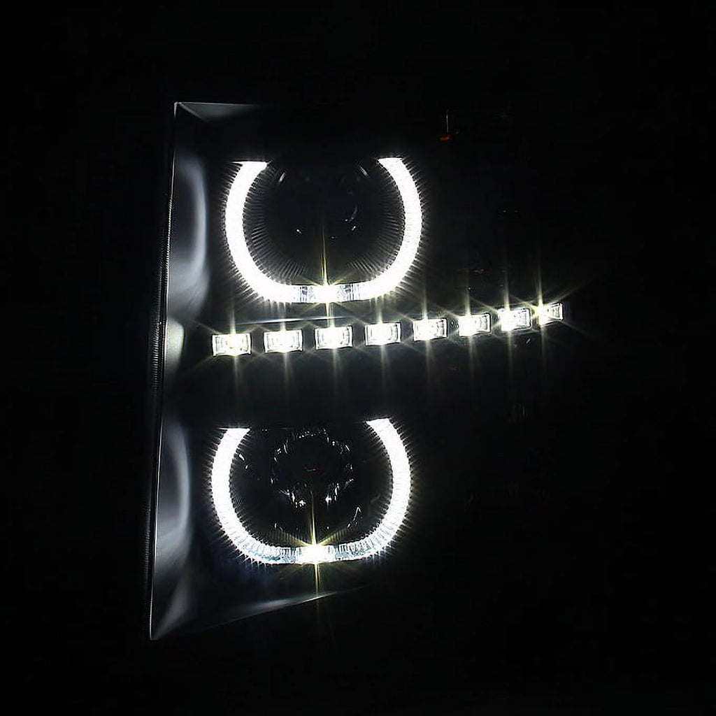 Black Smoked LED Projector Headlights and Tail Light G408860