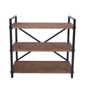 Dark Brown 3 Tier Bookcase Bookshelf Q97704