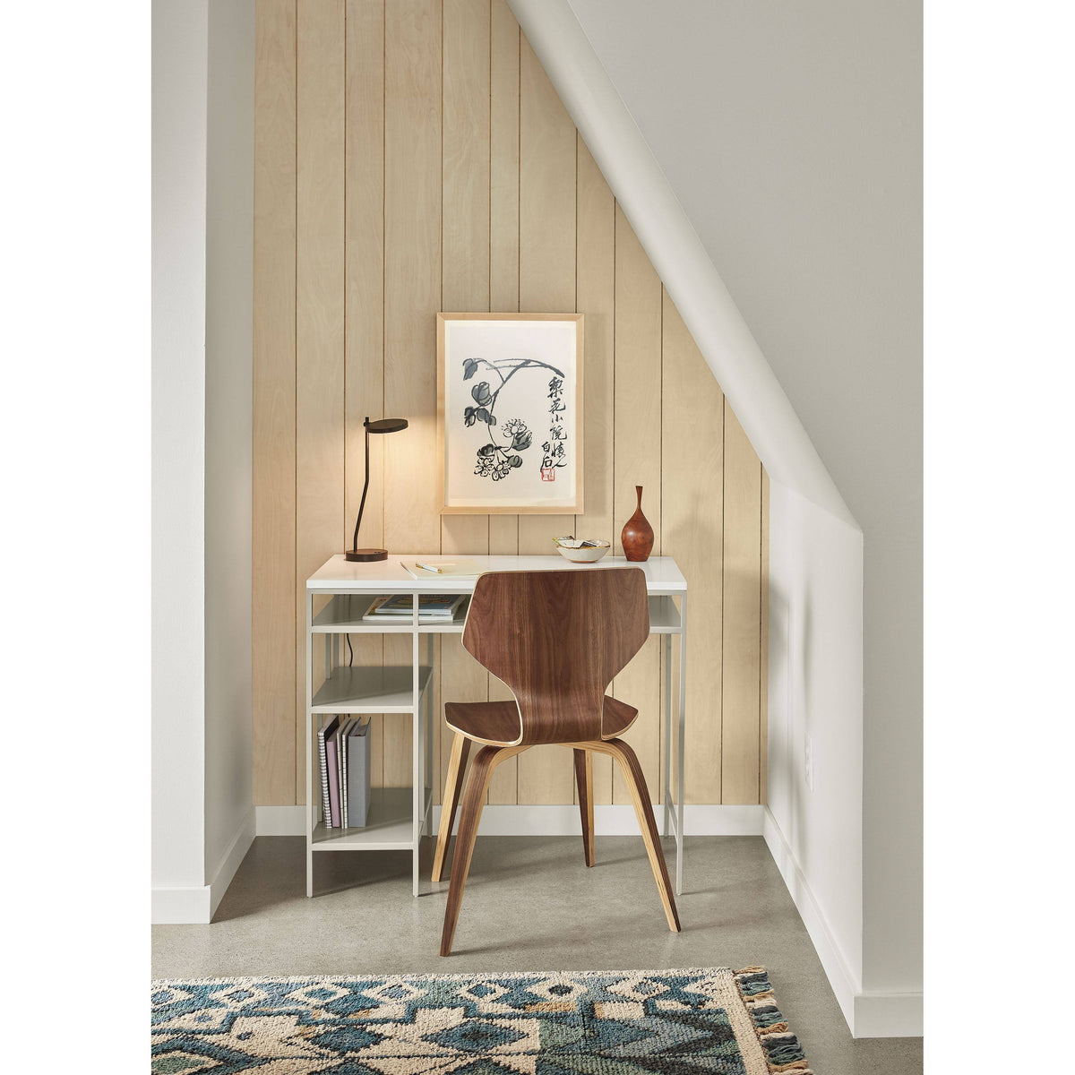 Indigo Pike Side Chair with Metal Base T1848