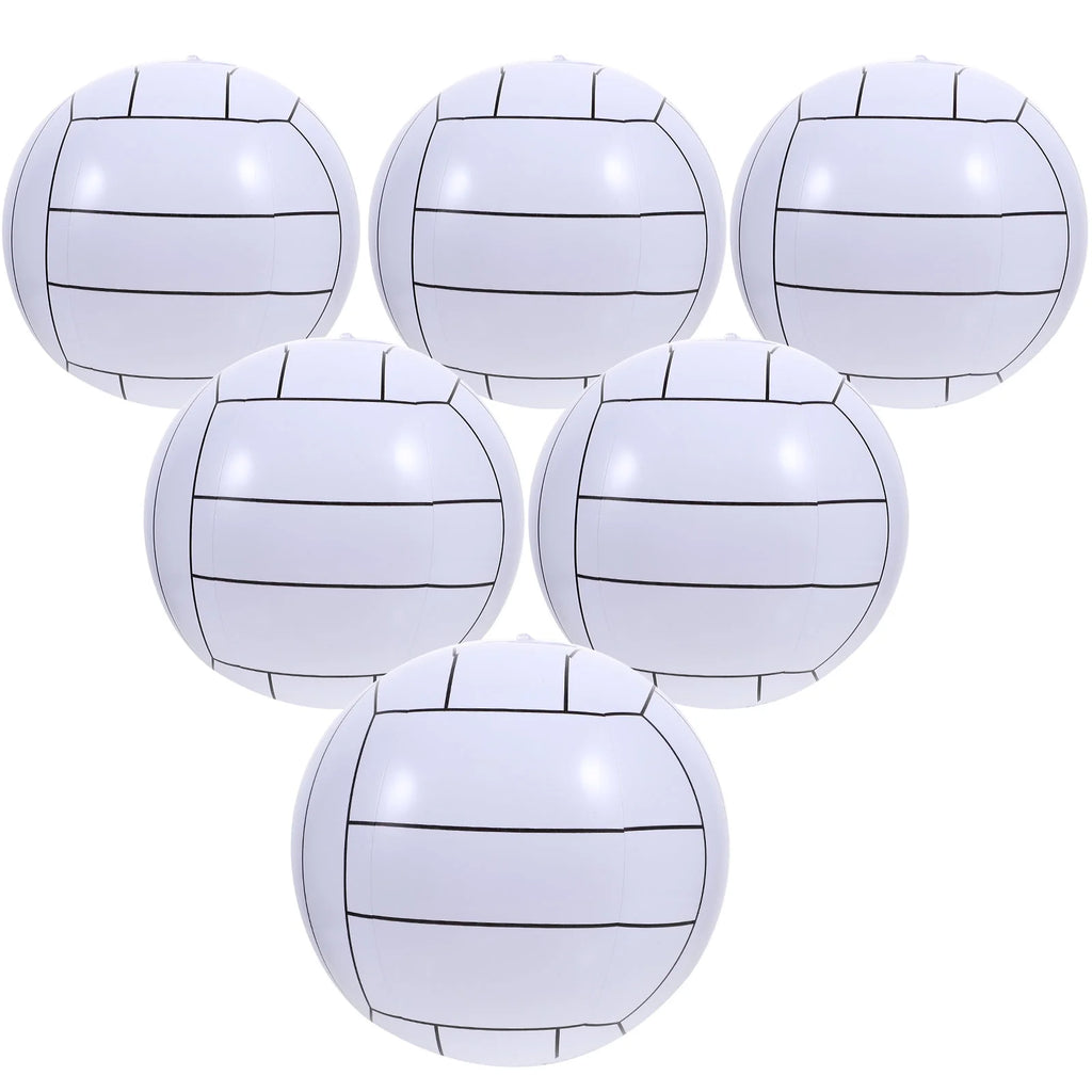 1 Set of Inflatable Beach Balls Water Pool Toys K942988