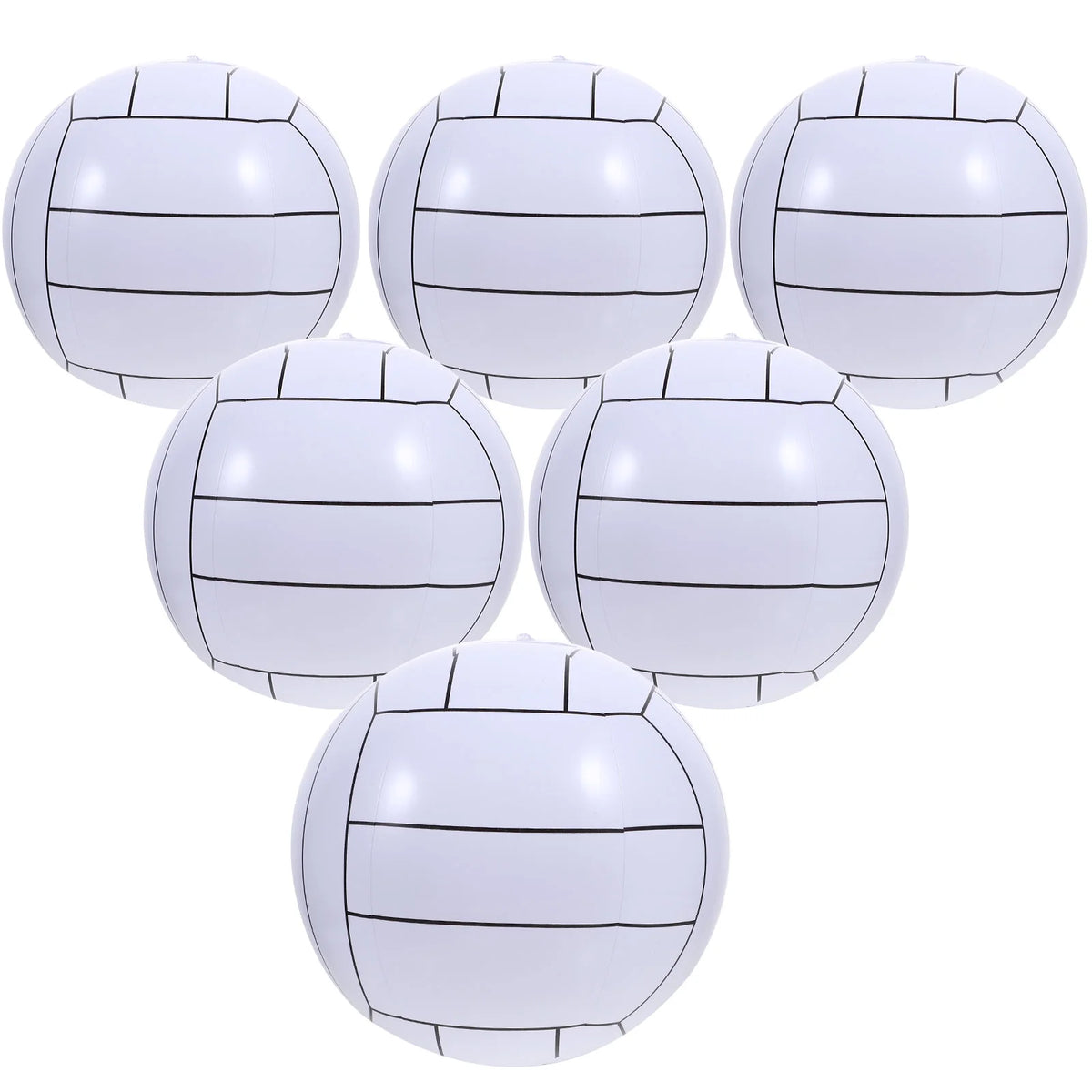 1 Set of Inflatable Beach Balls Water Pool Toys K942988
