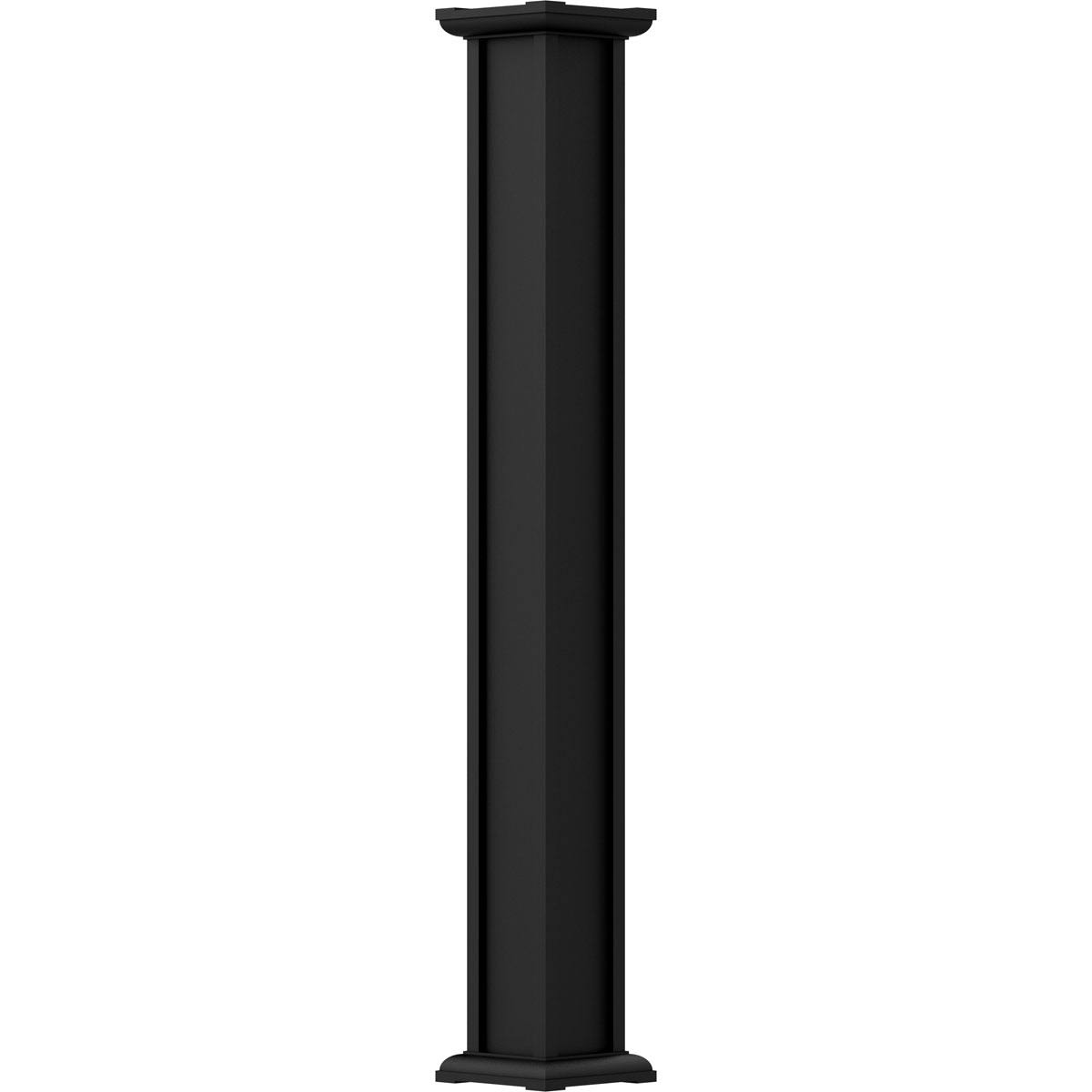 8x22 Endura-Aluminum Square Non-Tapered Column Textured Black R7546