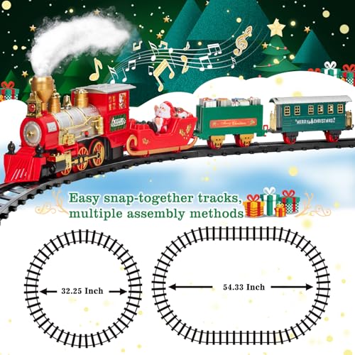 Train Set with Steam, Light and Sounds E47338