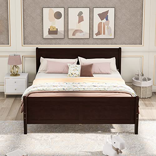 Queen Size Solid Wood Murphy Bed with Drawers M6126