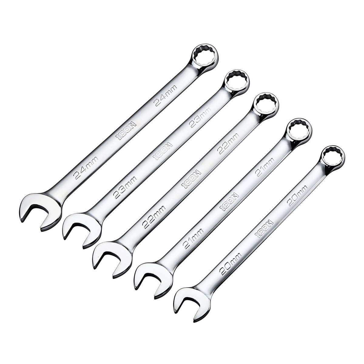Metric Combination Wrench Set, 5 Piece W2508