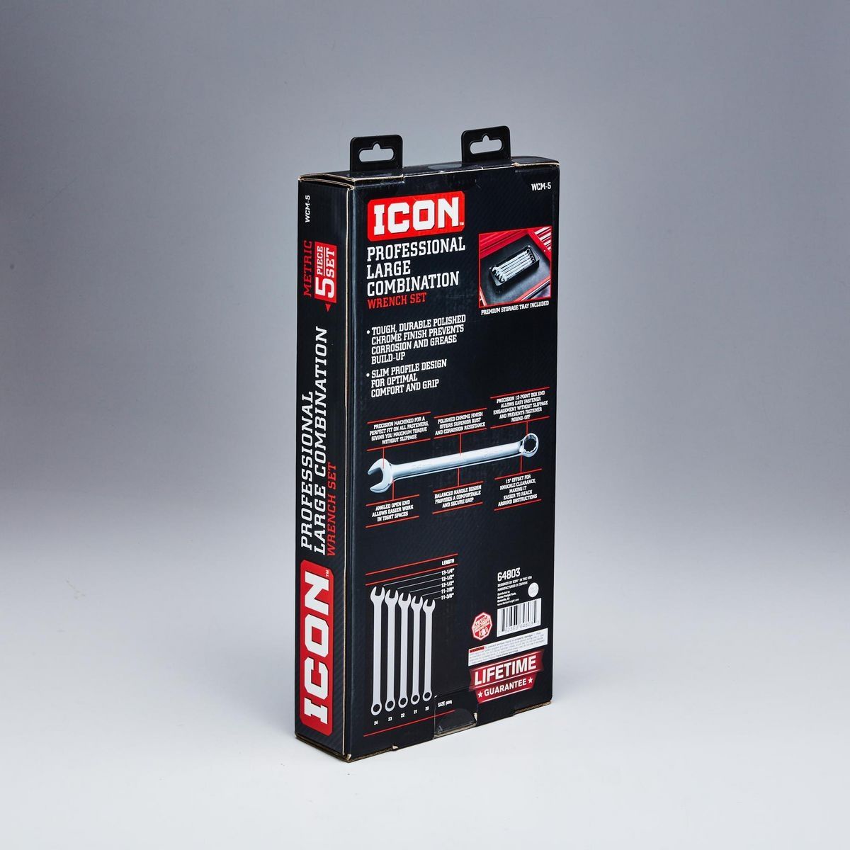 Metric Combination Wrench Set, 5 Piece W2508
