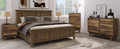 Walnut 4 Drawer Wood Dresser B453