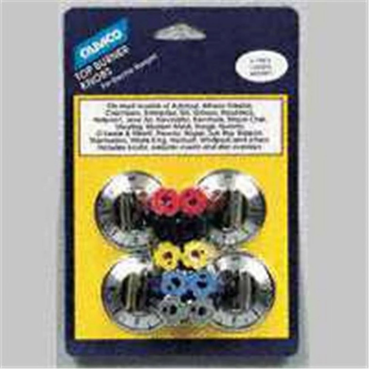 Electric Range Knobs Top Burner, Black H3012