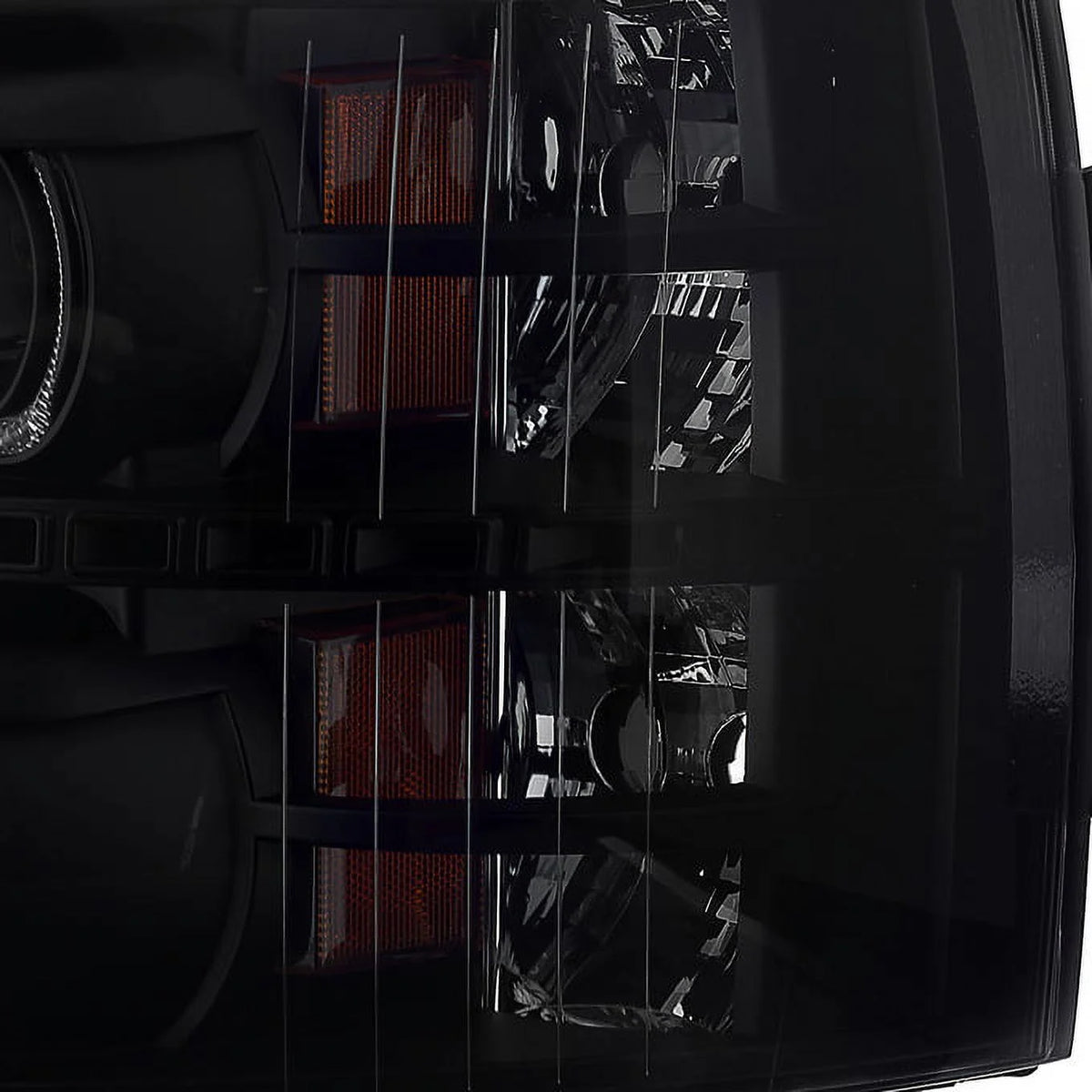 Black Smoked LED Projector Headlights and Tail Light G408860