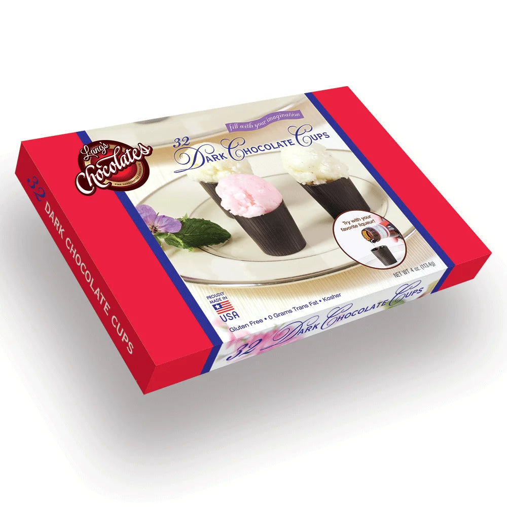 Dark Chocolate Dessert Cups 32 piece J21581