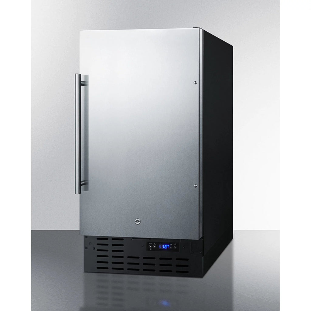 18" Undercounter Crescent Icemaker with Stainless Steel Door M941089