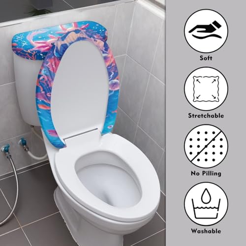 Red Christmas Toilet Seat Cover & Tank Cover Set 2Pcs A486124