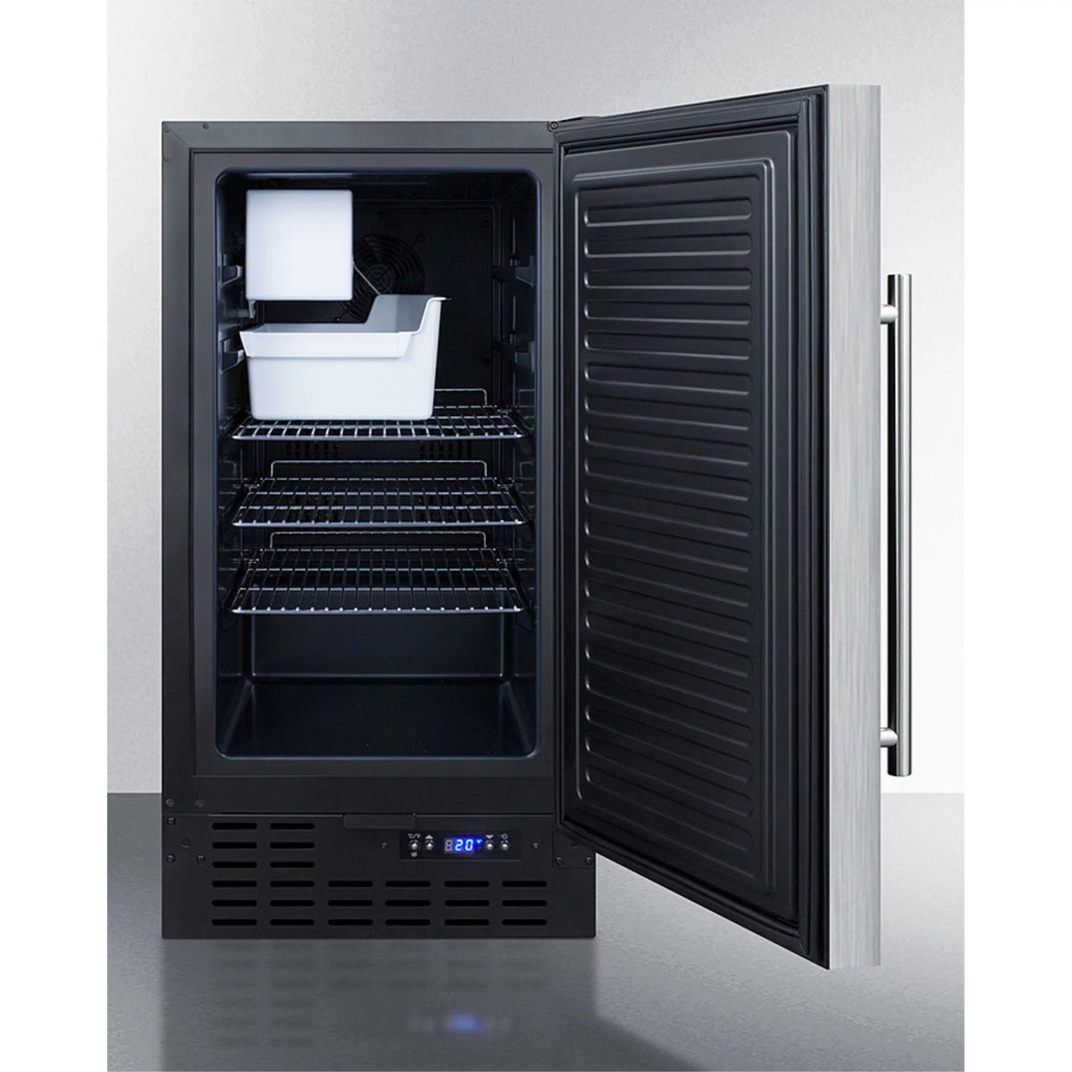 18" Undercounter Crescent Icemaker with Stainless Steel Door M941089