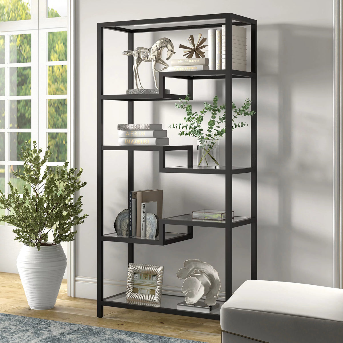 Metal 4-Tier Bookcase N8322