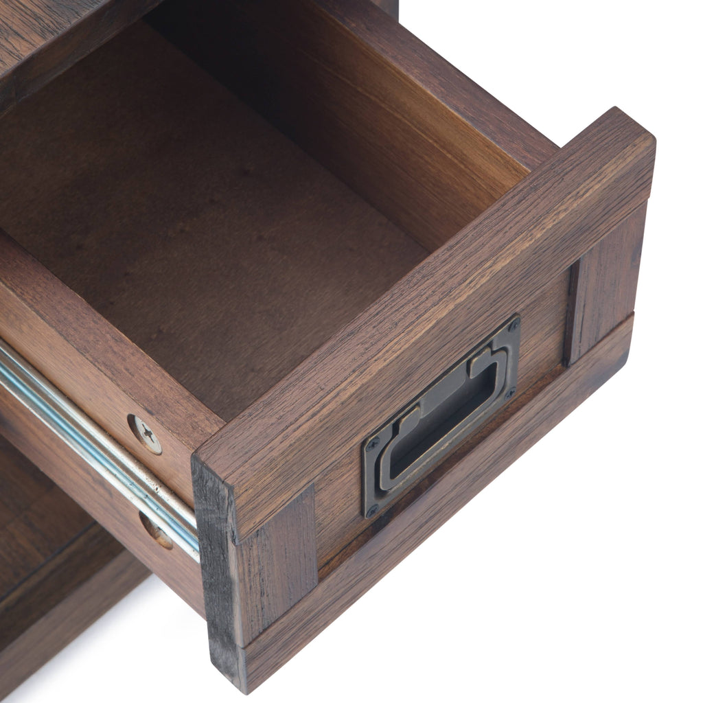 Solid Acacia Wood Narrow Side Table L386