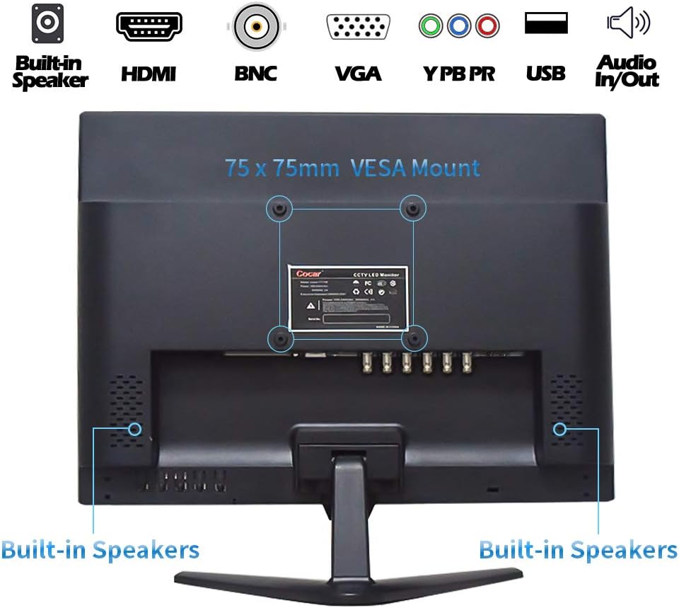 21.5 CCTV Monitor 1920x1080 TFT LCD Display Z2553