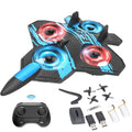 Blue Remote Control Airplane Quadcopter K39025