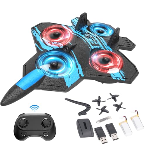 Blue Remote Control Airplane Quadcopter K39025