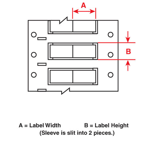 White Wire Marker Wire Sleeve S19370