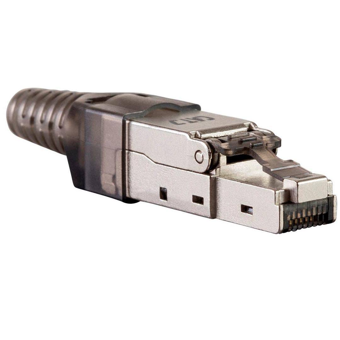 Cat7 Cat6a RJ-45 Shielded Modular Plug 10 Pack X45685