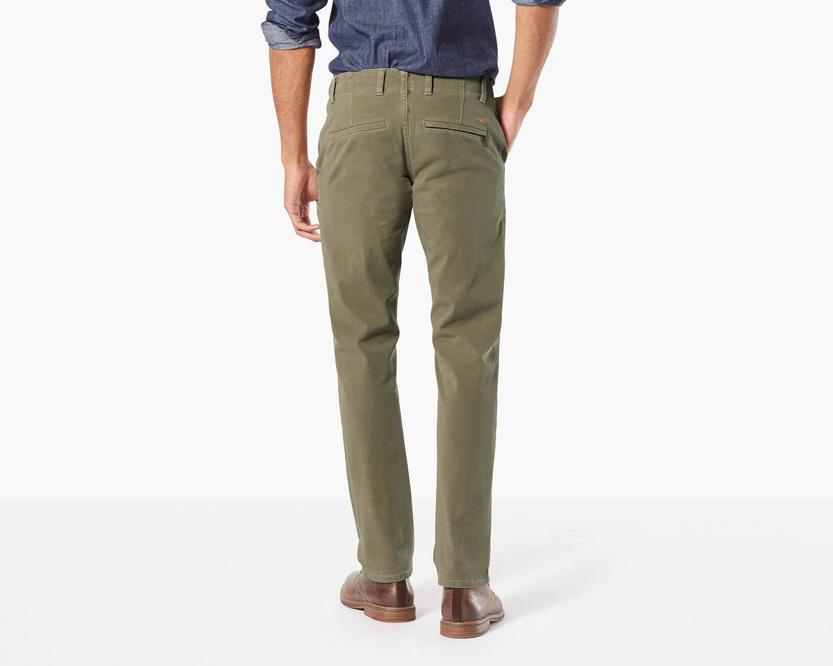 Slim Tapered Fit Olive 34 32 Pants G172