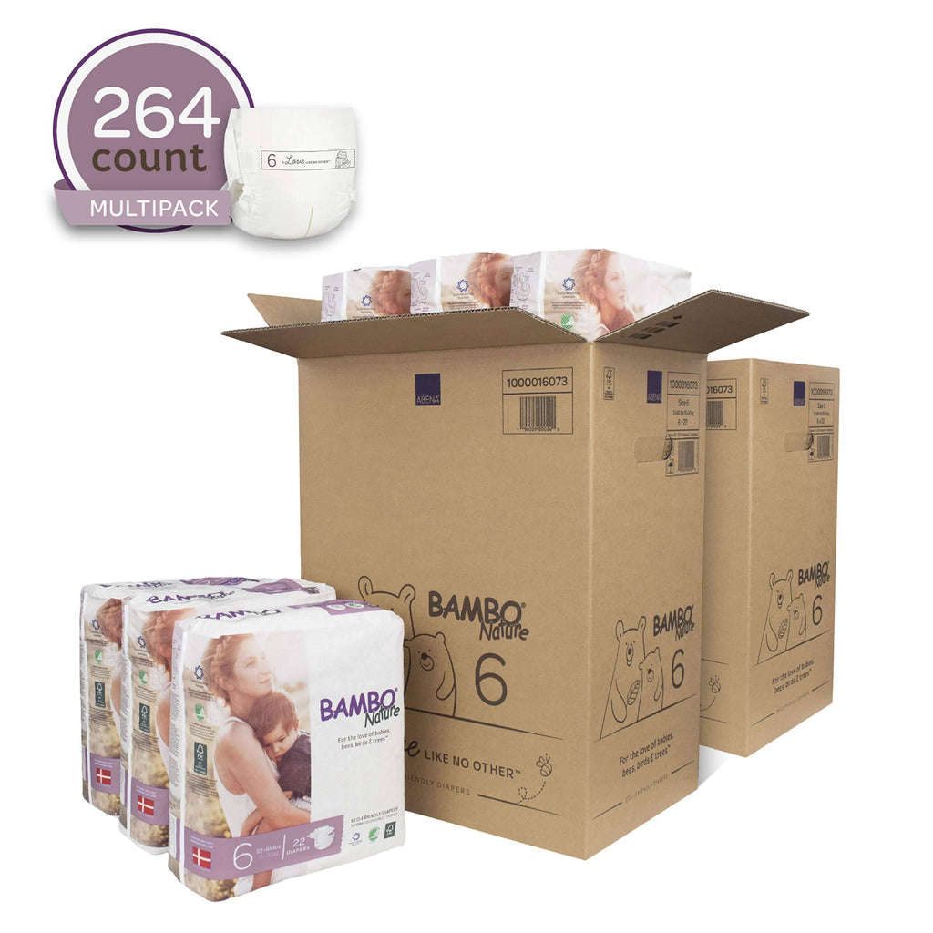 132 Baby Diapers, Size 6 C848