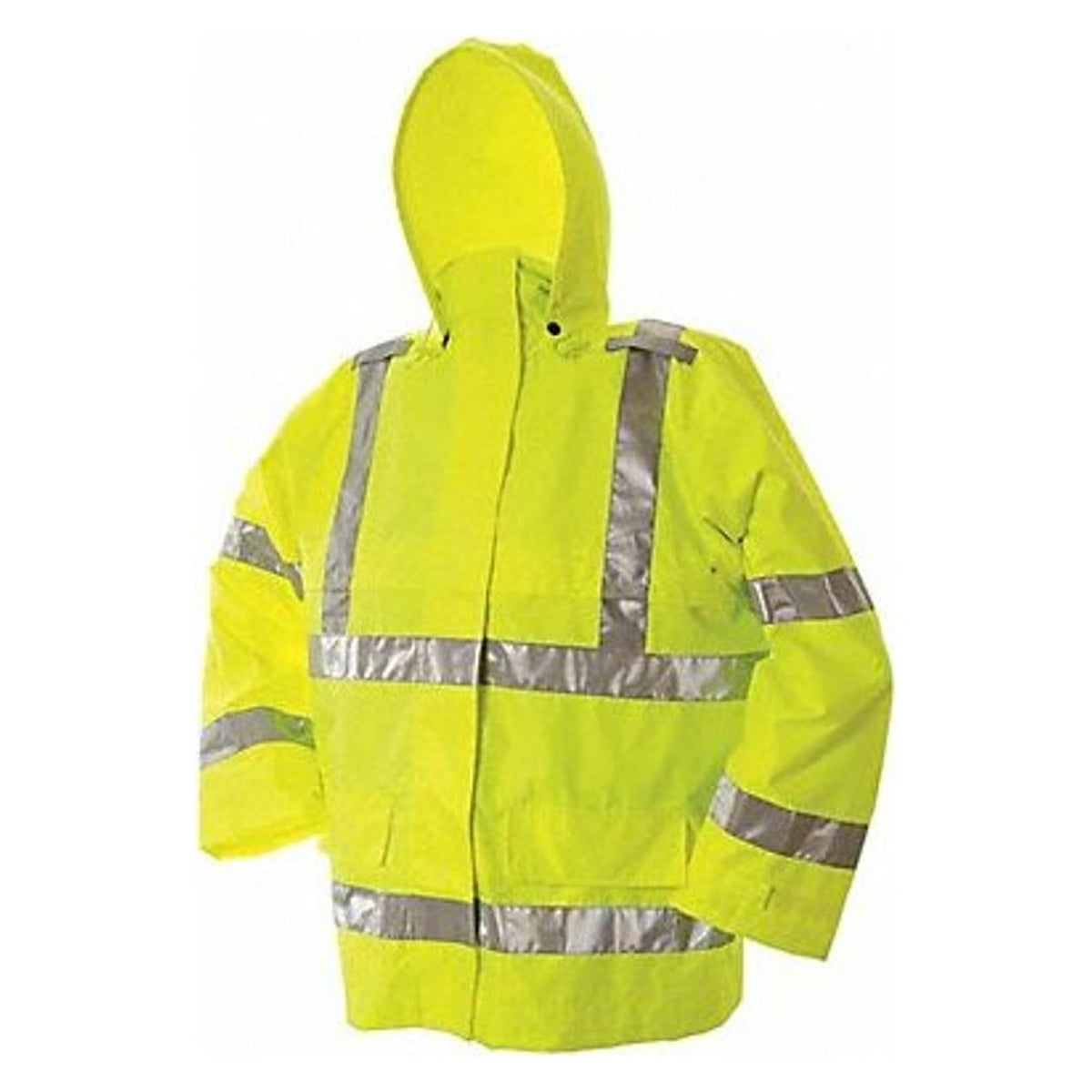 Yellow Green Class 3 Type R Rain Jacket H53334