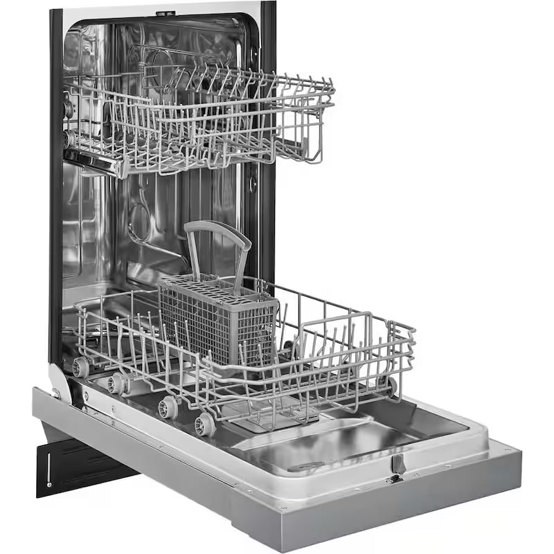 18 In. Front Control Built-In Tall Tub Dishwasher in Stainless Steel with 6-Cycles, 52 dBA O977