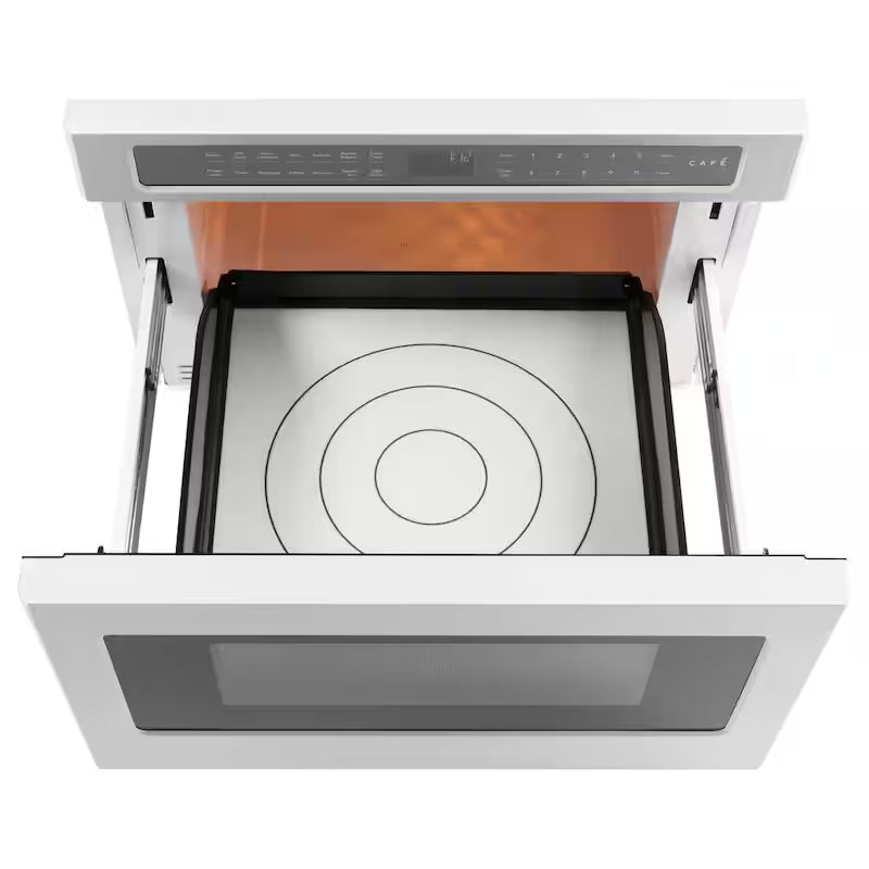 Built-In Microwave Drawer in Matte White with Sensor Cooking V9912