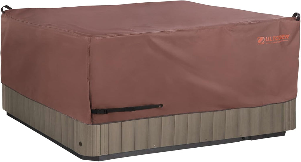 Black 76 inch Square Outdoor Hot Tub Cover V974173