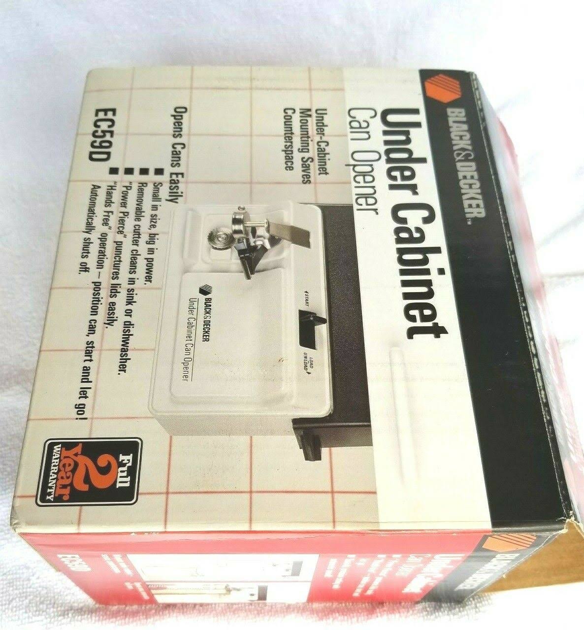 Black Electric Can Opener Y112604