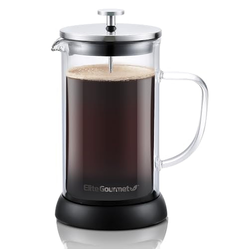 Black Compact Single-Serve Coffee Maker with 14Oz. Stainless Steel Travel Mug B7945