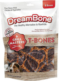 Rawhide-Free T-Bones Chews for Dogs, 8 Count F31401