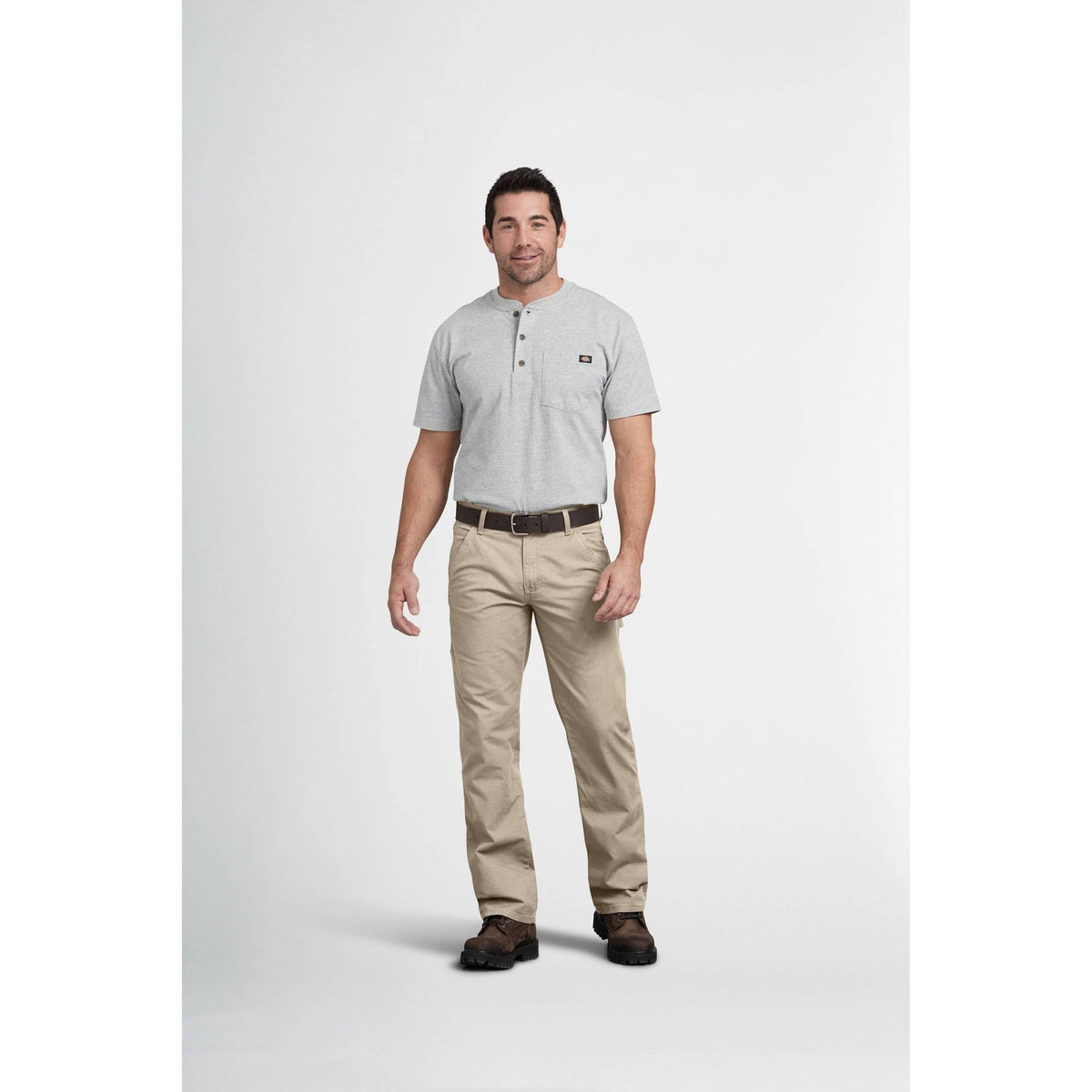 Rinsed Desert Sand Straight Leg Carpenter Pants Q226820