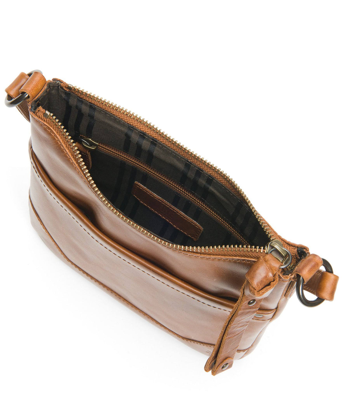 Dark Brown Leather Swing Pack Q3547