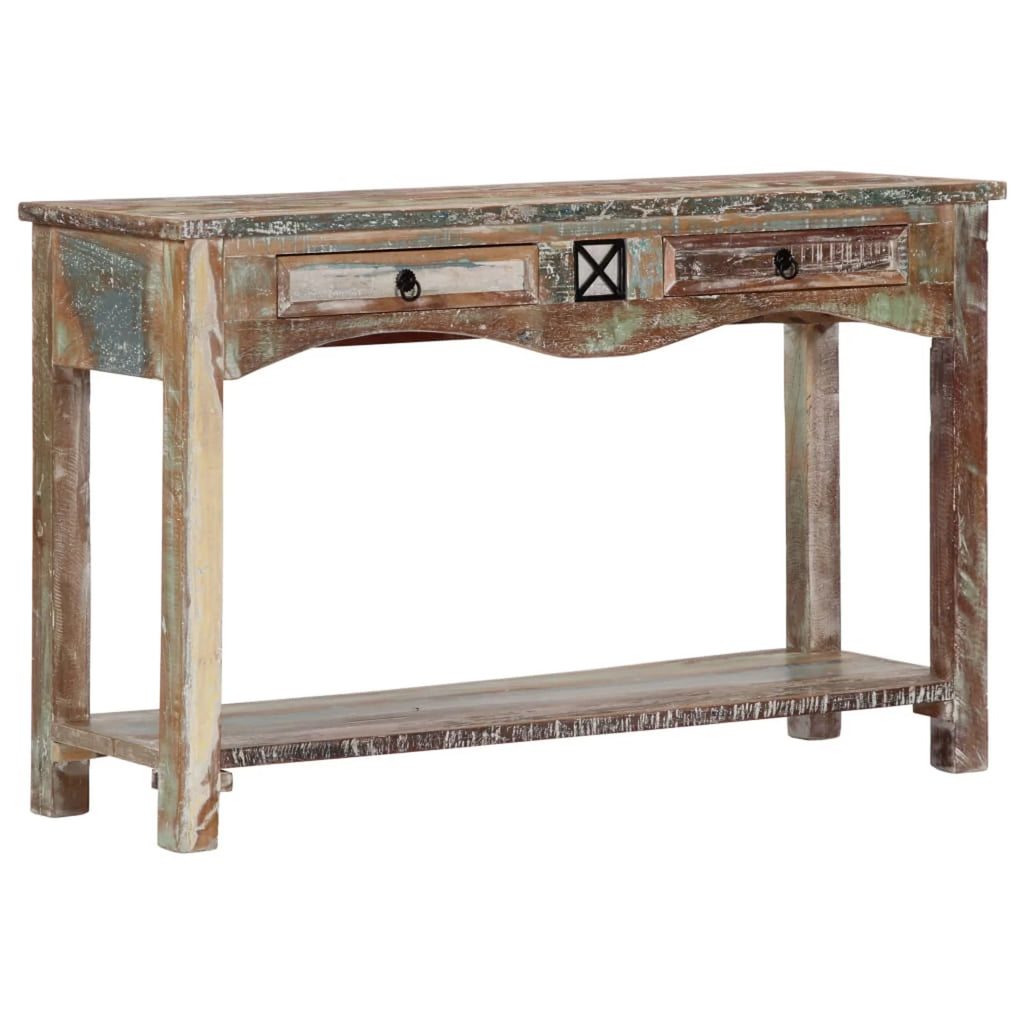 Solid Reclaimed Wood Console Table I68753