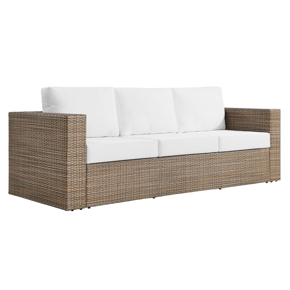 2-Piece Outdoor Patio Furniture Set in Cappuccino White N870887