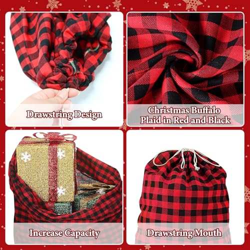 35''x55'' Jumbo Christmas Drawstring Gift Bags I2570