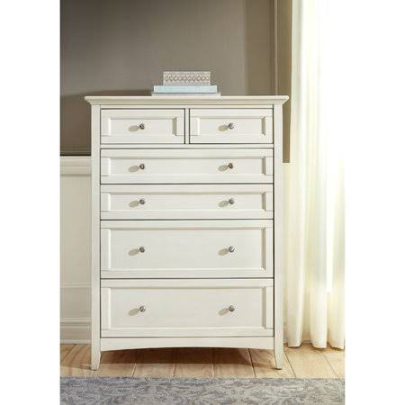 White 6 Drawer Chest X7935