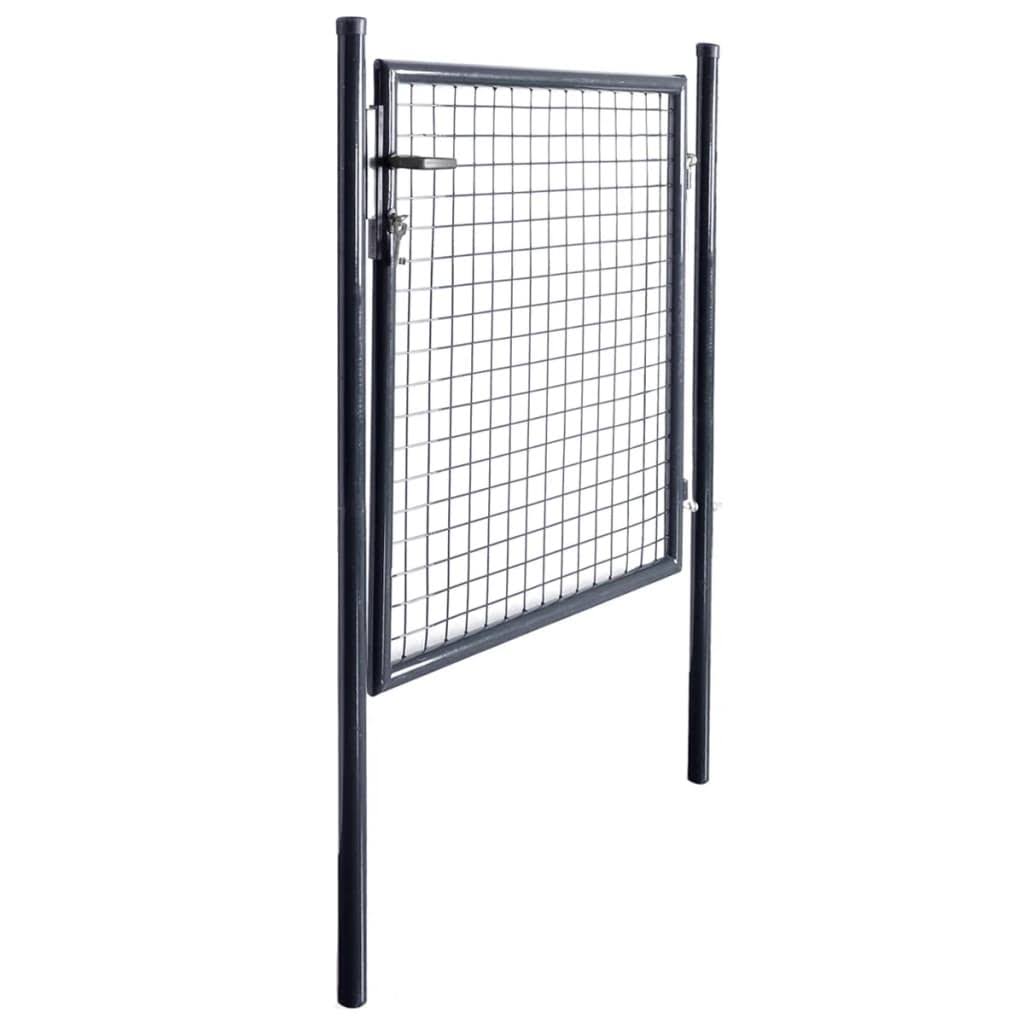 Galvanised Steel Mesh Garden Gate Q335721