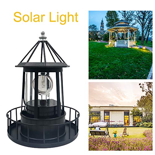 IP65 Waterproof Rotating Solar Lighthouse U172